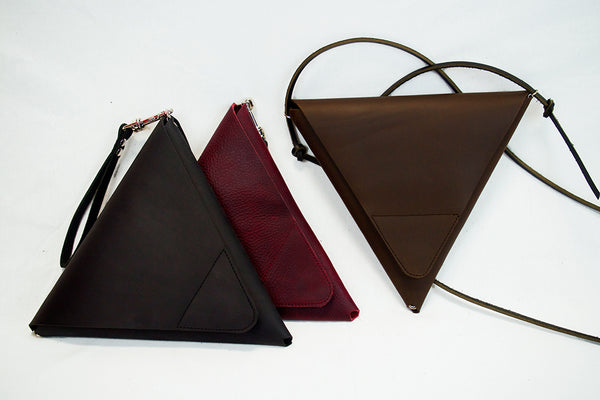 Triangle wristlet sale